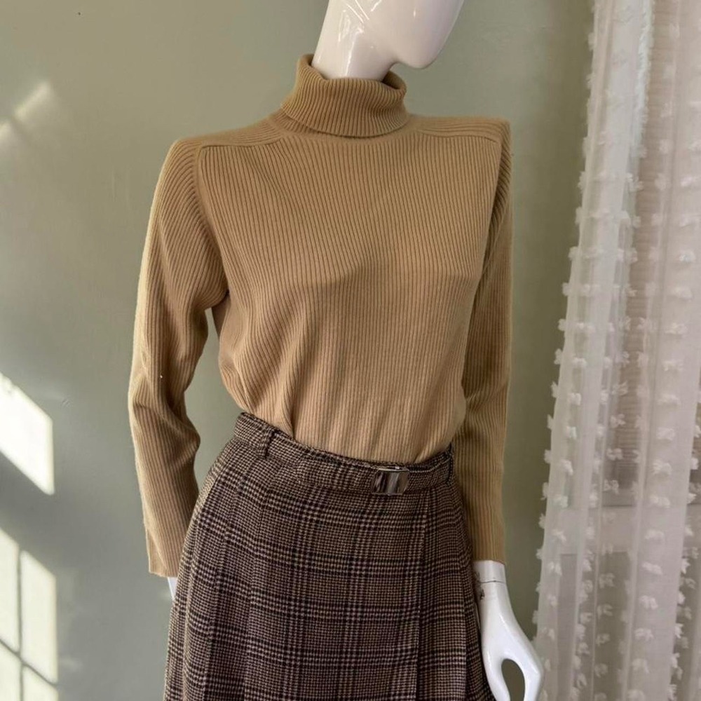 Vintage Jones‎ New York Lambswool Blend Turtleneck Sweater – Size Small